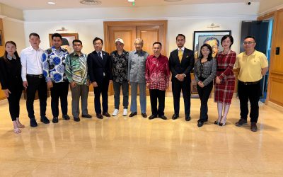 Kunjungan Hormat Ketua Pegawai Eksekutif PKB, En. Azad Bin Jasmi, kepada Penasihat SG4, Tun Dr. Mahathir Mohamad