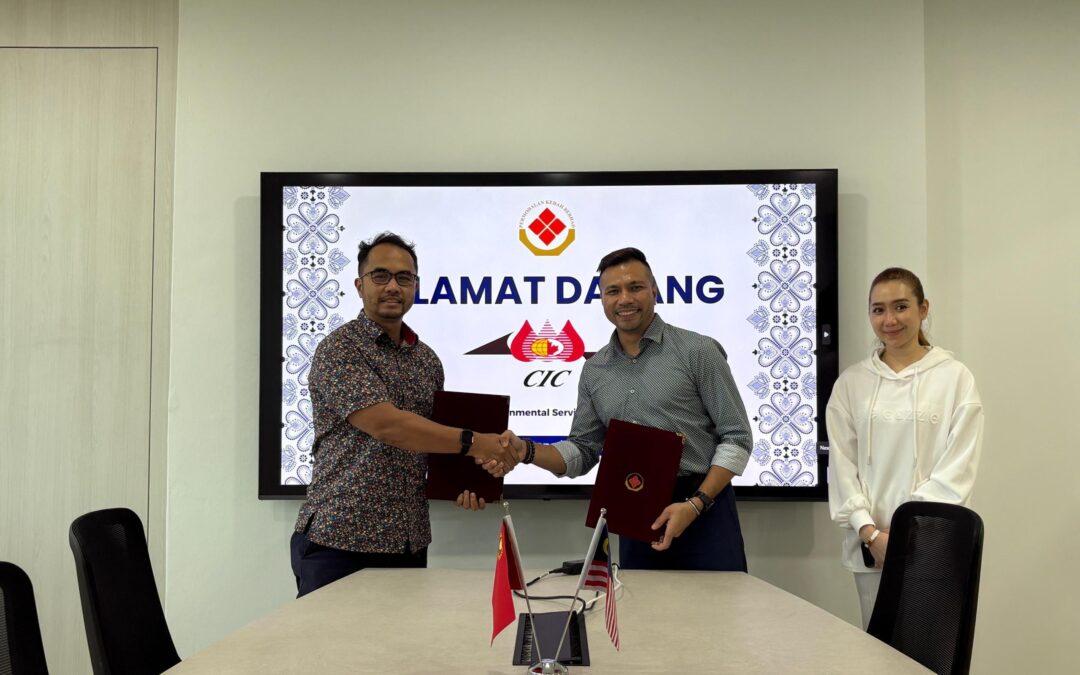Majlis Menandatangani Memorandum Persefahaman antara PKB dan CIC Environmental Services Sdn Bhd.